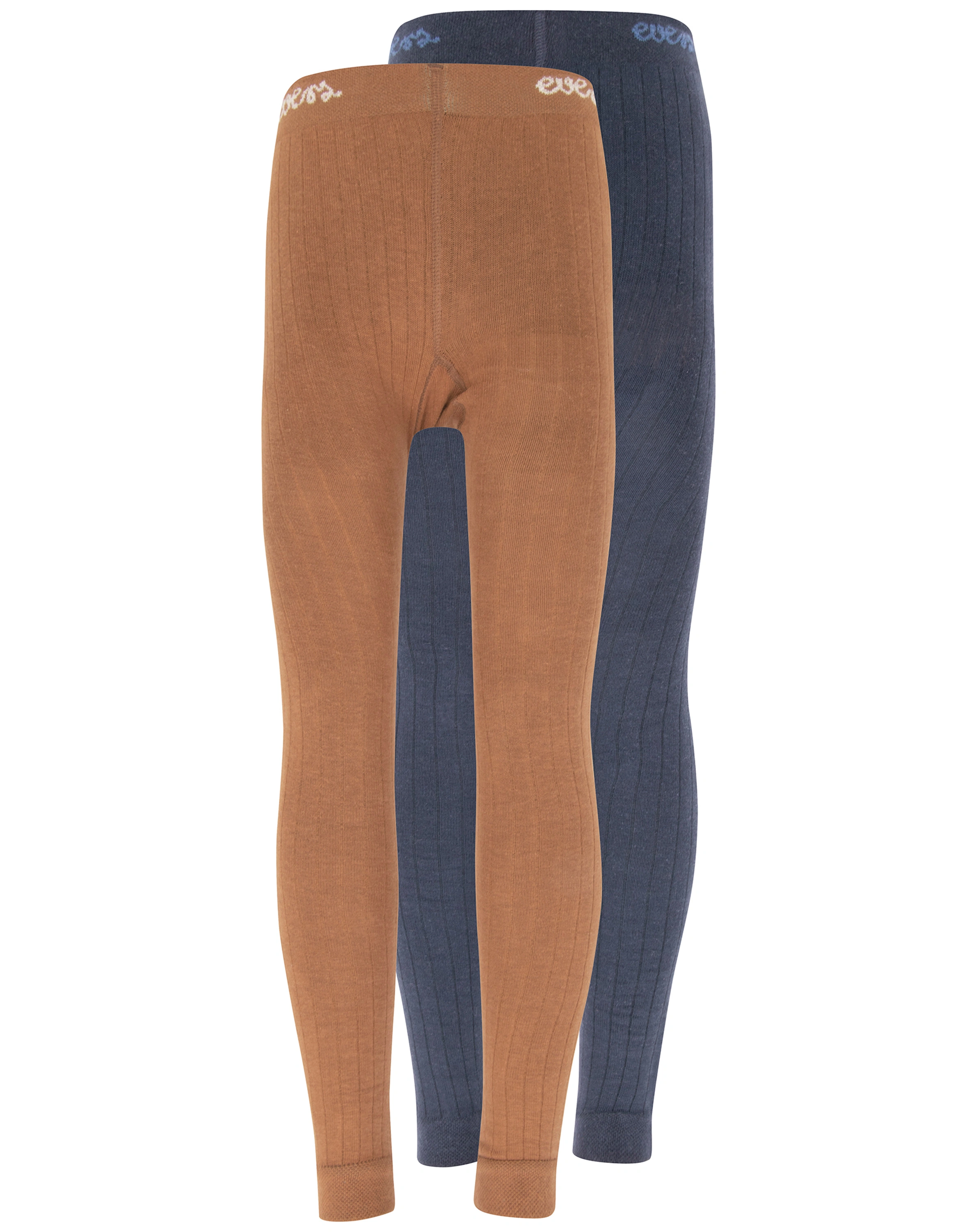 Leggings RIPPE MODERN 2er Pack in navy/toffee