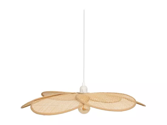Lampe Suspension Pétales en Bambou 