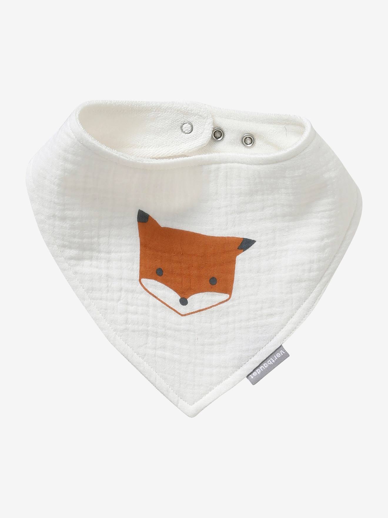 3 babadores bandana lisos em chiffon de algodão verde claro com estampas