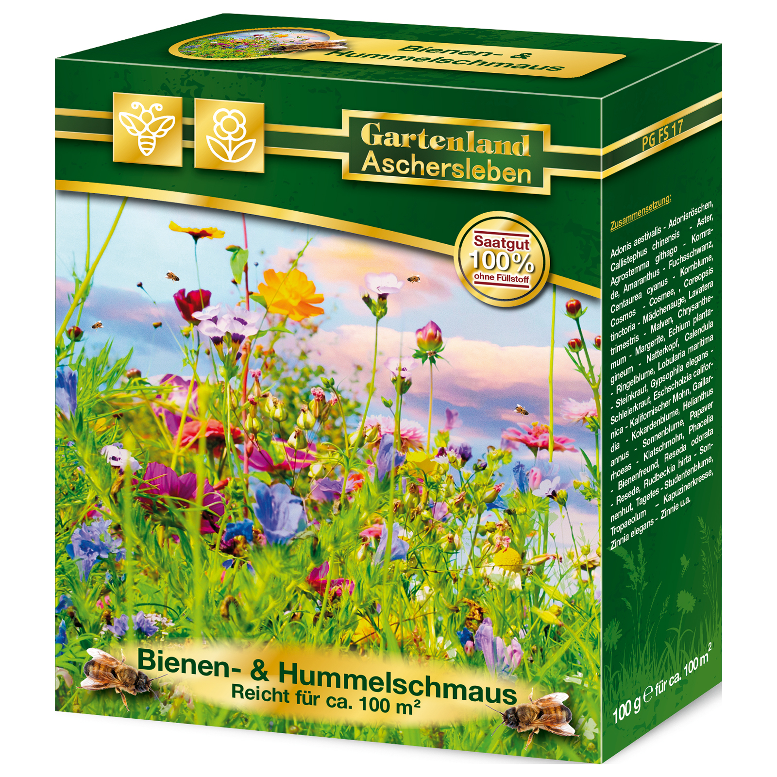 Saatgut Bienen- und Hummelschmaus - 100 g - für 100 qm