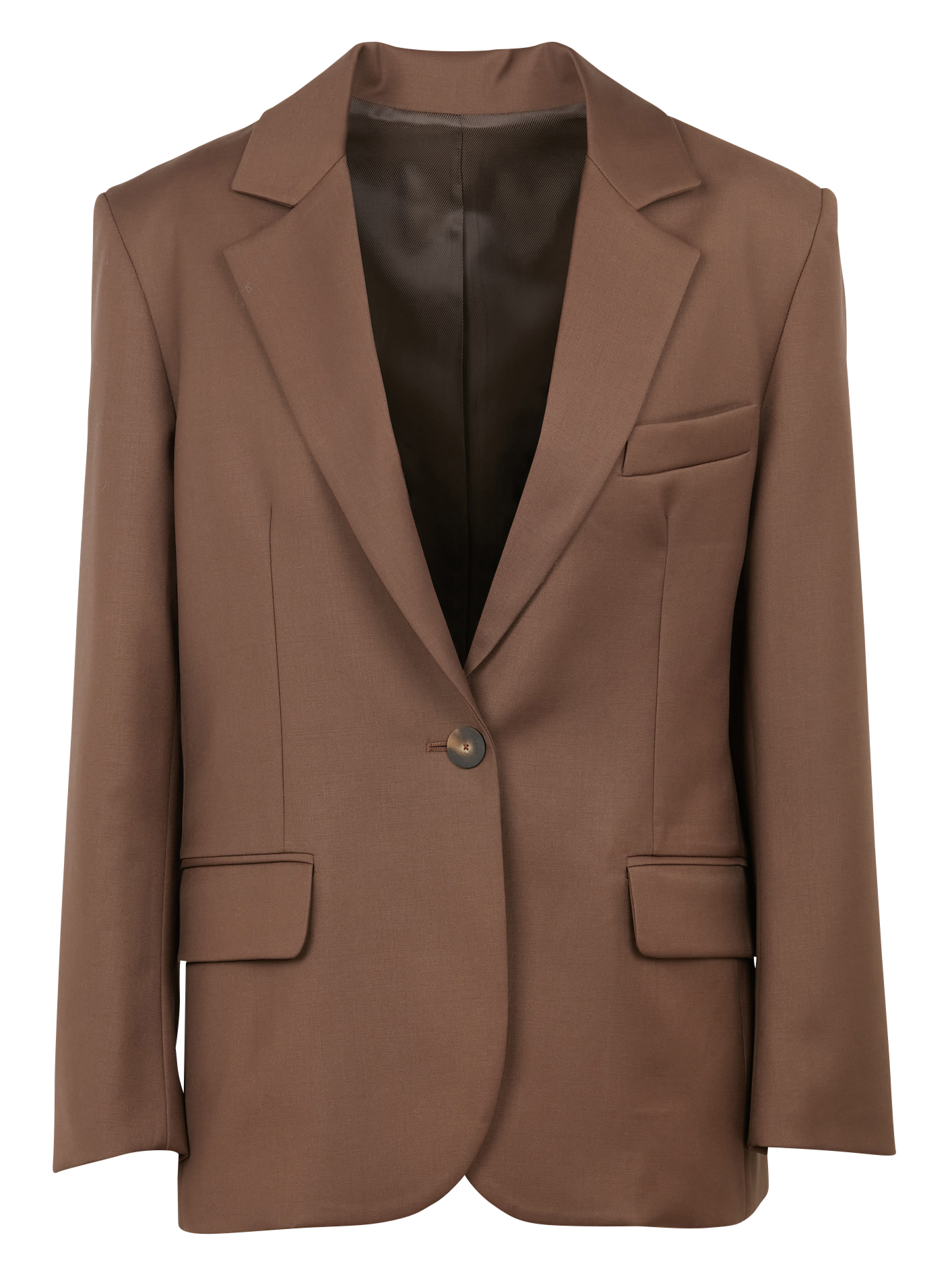 DUKE - Veste de tailleur en laine | Marron