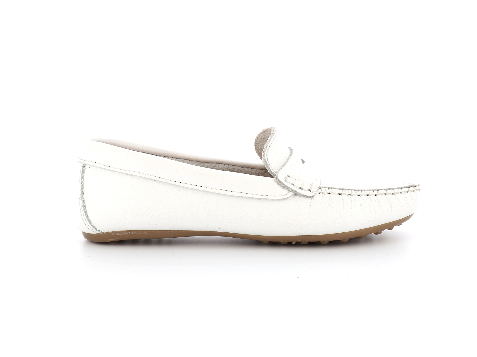 Benson shoes-84050 Cuir Blanc