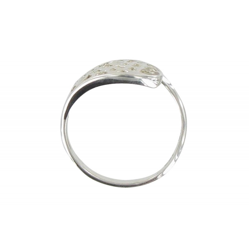 Bague Argent Goutte Arabesque