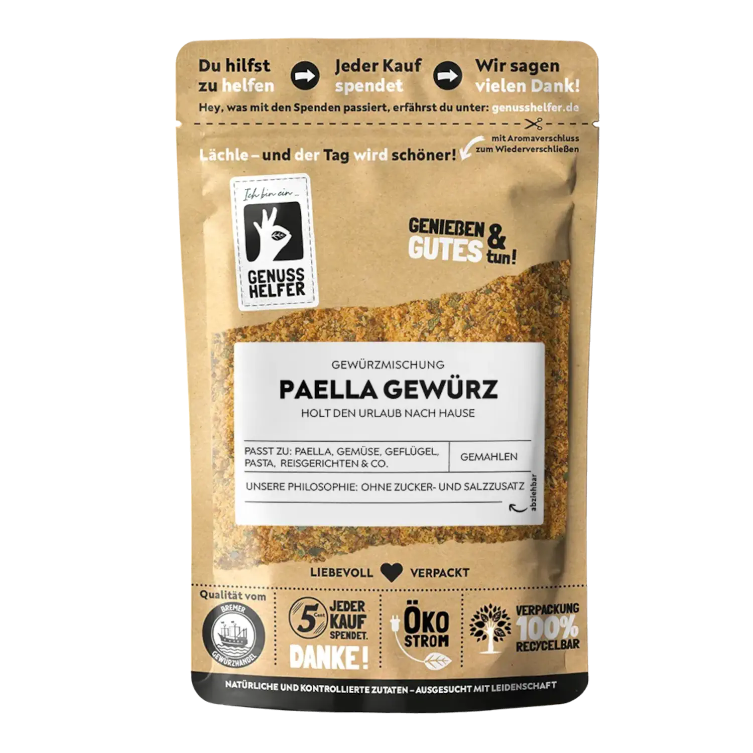 Paellagewürz, gemahlen, 3er Pack