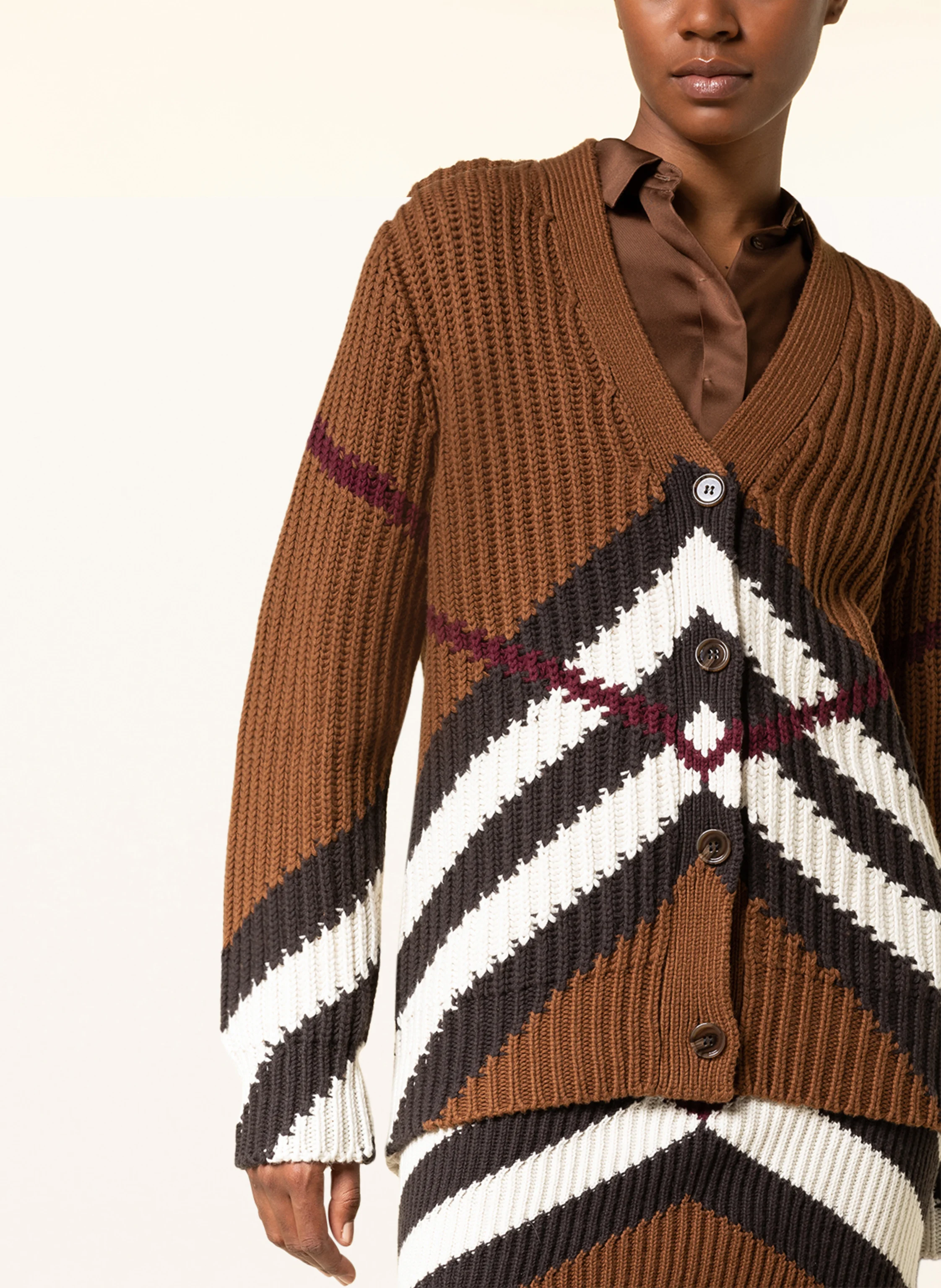 BURBERRY Strickjacke KARINE mit Cashmere
