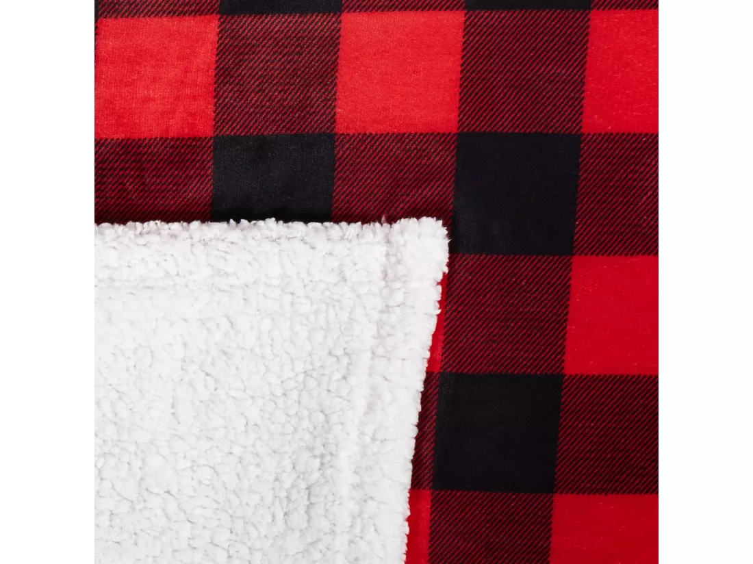 Couverture LIQUORICE 150 x 200 cm Rouge