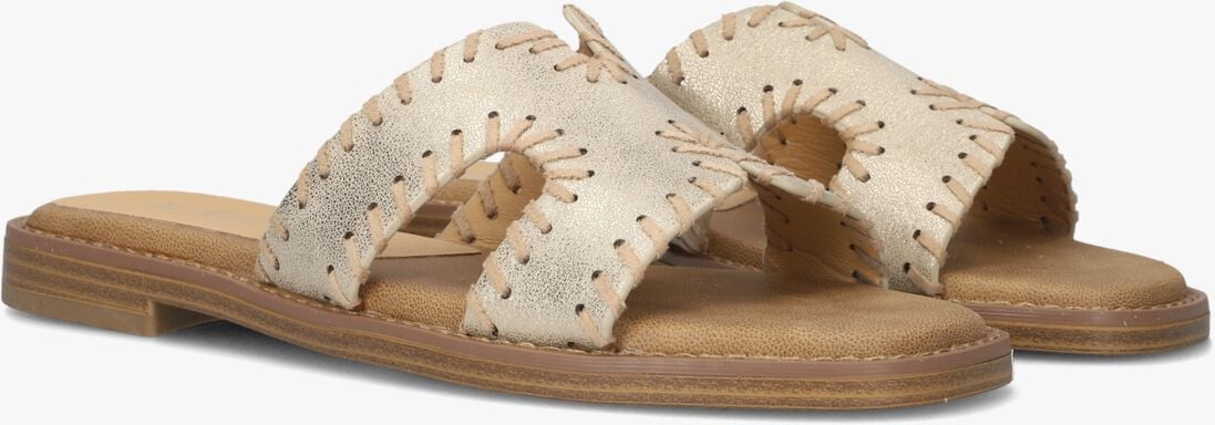 goudkleurig blasz slippers 0657-03