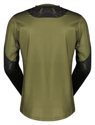 Maillot Manches Longues Homme Scott Trail Storm Vert/Noir