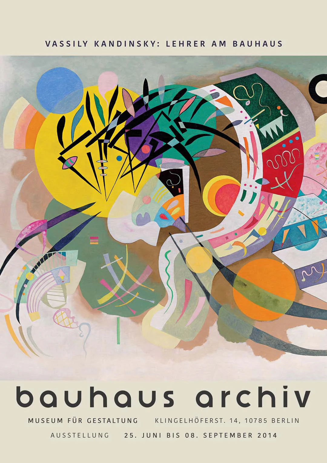 Dominante Kurve von Wassily Kandinsky Ausstellung