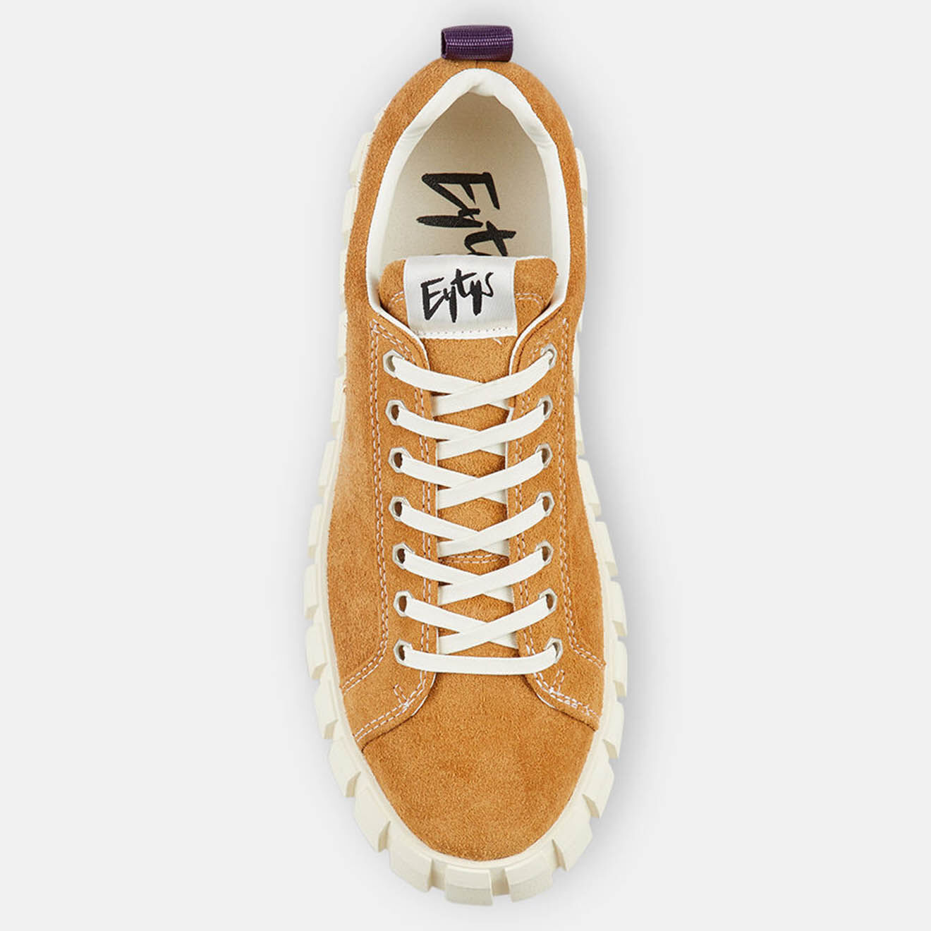 Eytys Sneakers en Velours de Cuir Odessa camel
