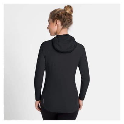 Sweat à Capuche Femme Odlo Zeroweight Ceramiwarm Noir