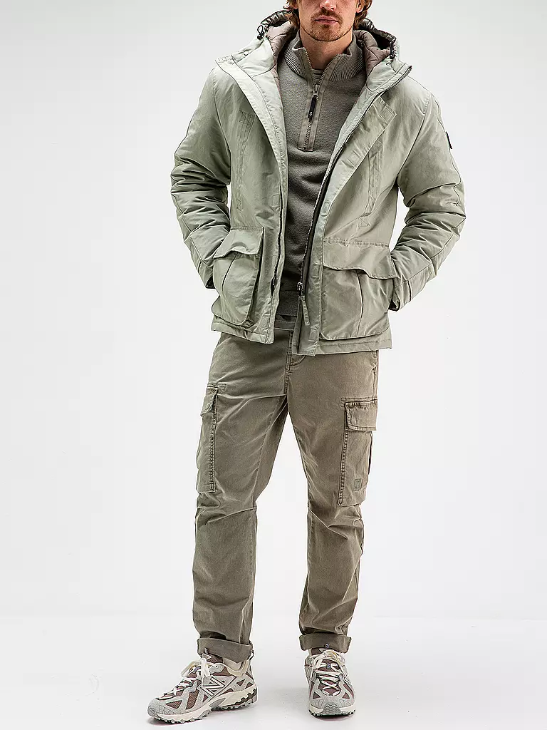 BUTCHER OF BLUE Parka GEORGE hellgrün