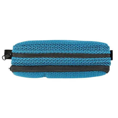 Idena Stifte-Etui Mesh 2 Fächer, blau