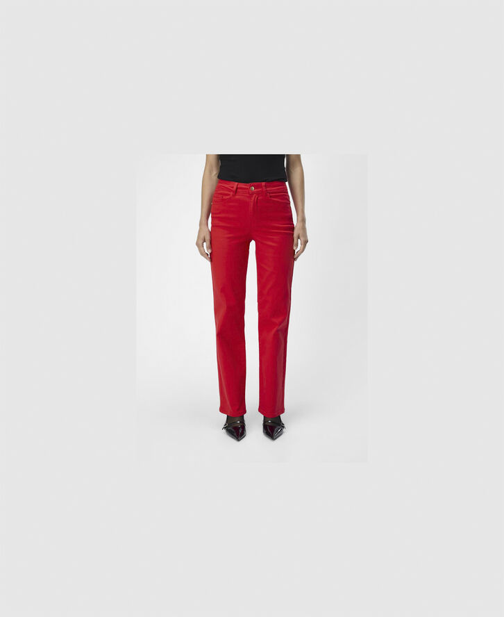 Object OBJMARINA MW TWILL JEANS NOOS Flame scarlet/col