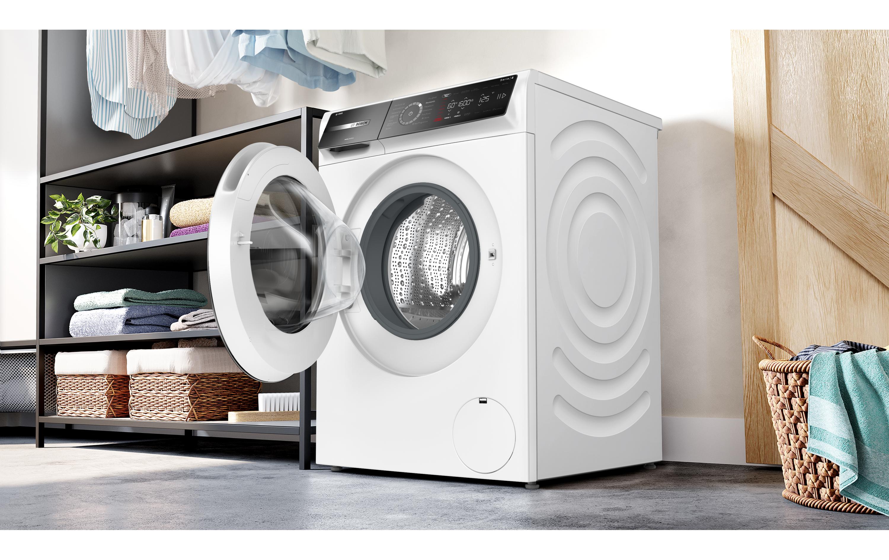 Waschmaschine WGB256A5CH Links<br>Frontloader mit 10 kg Ladekapazität