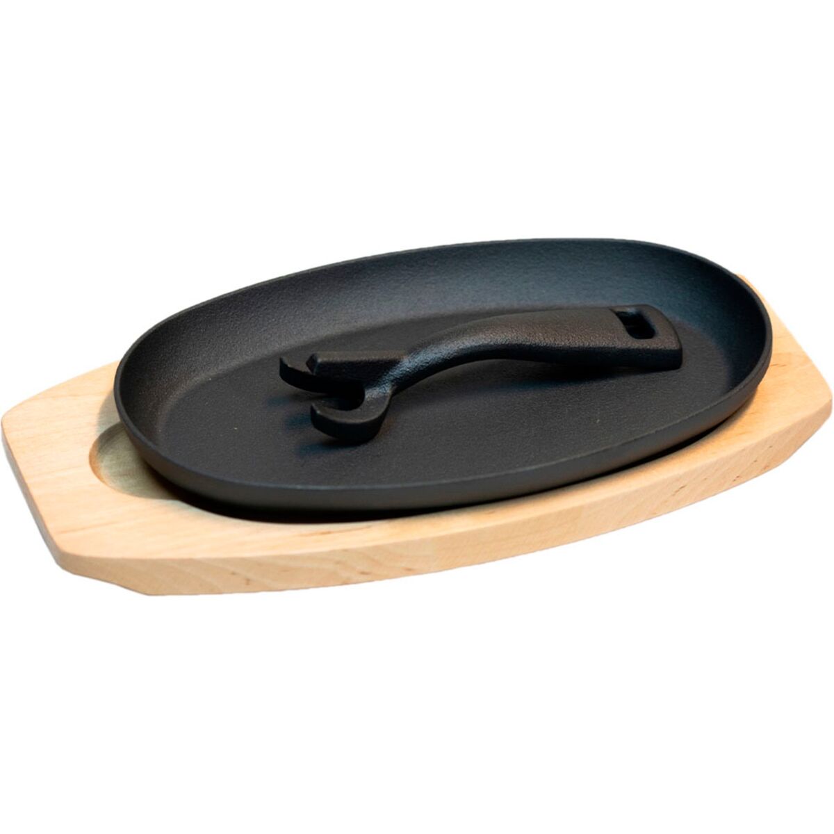 Sizzling støpejernspanne