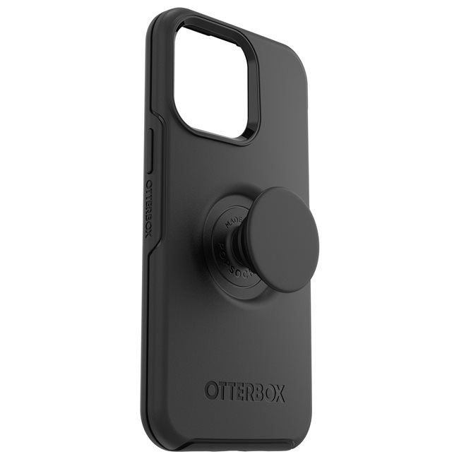 iPhone 14 Pro Max Antimikrobielle Hybrid Hülle Pop Symmetry Series Recycelter Kunststoff (77-88769) - Schwarz