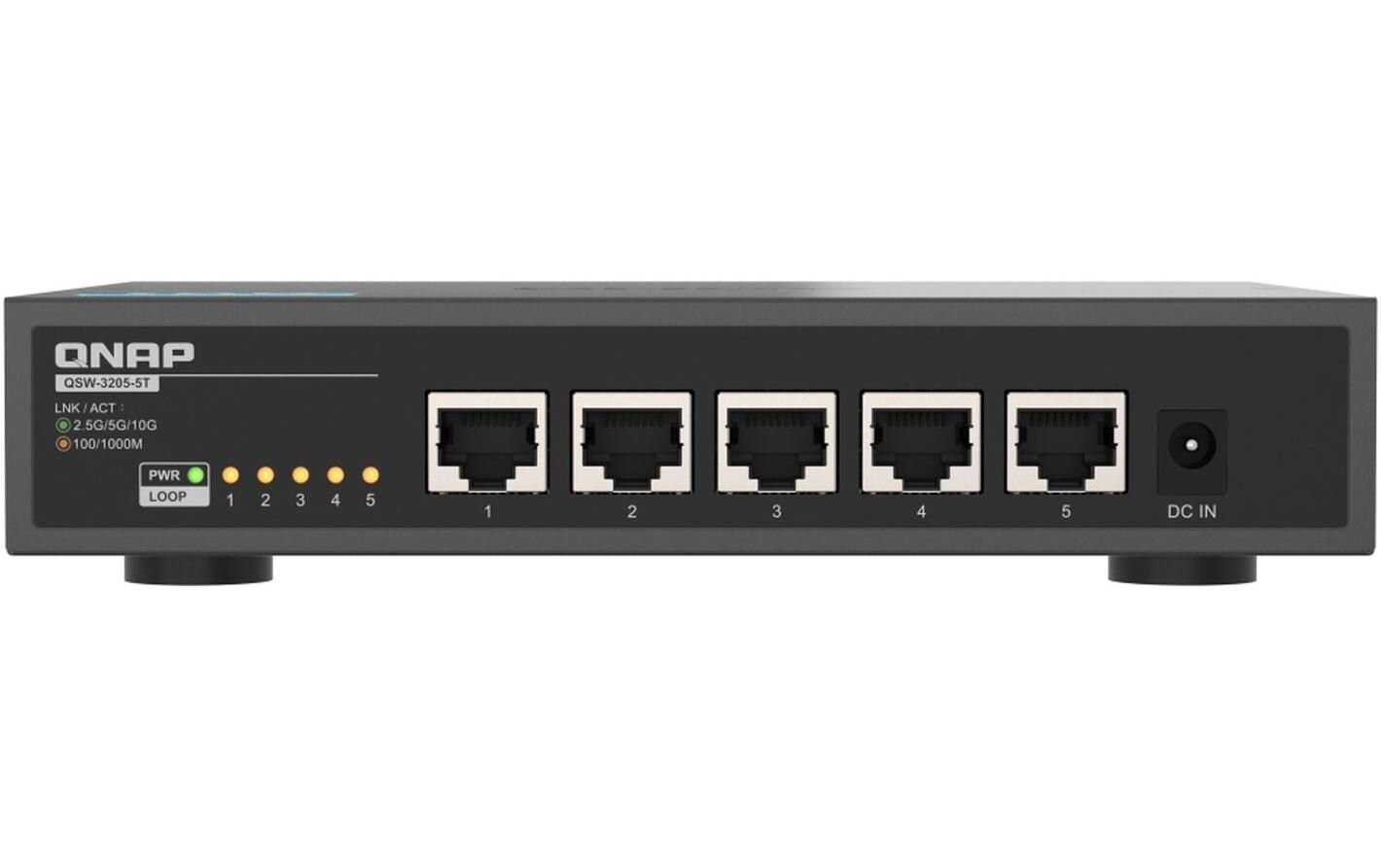 Switch QSW-3205-5T 5 Port<br>QSW-2104-2T-R2, Switch 5-Port 10 GBE
