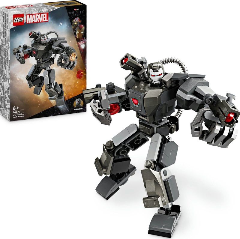 LEGO - War Machine - Bouwbaar Actie Speelgoed - 3 Noppenschieters - MCU