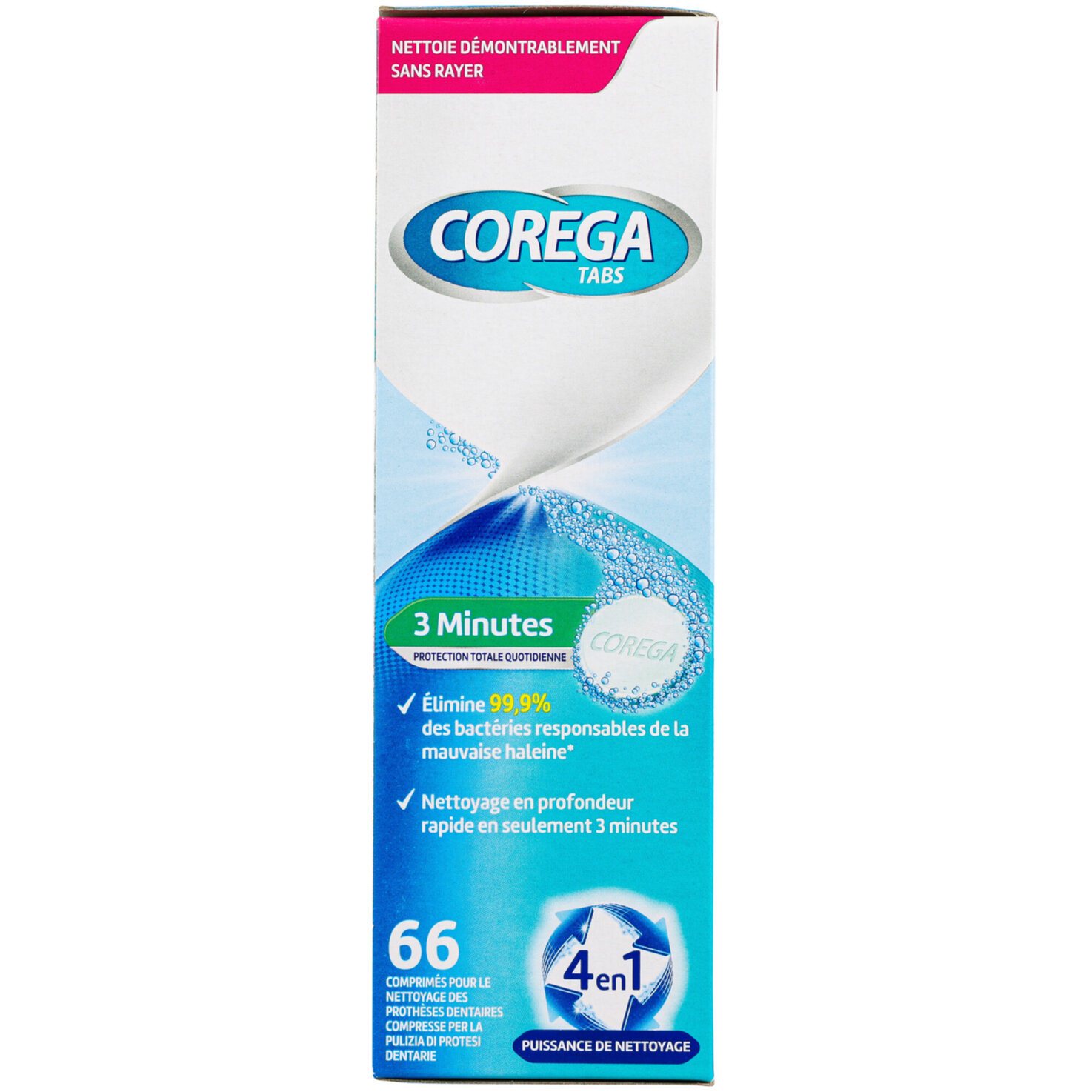 Corega Tabs 3 Minuten 66 Stück