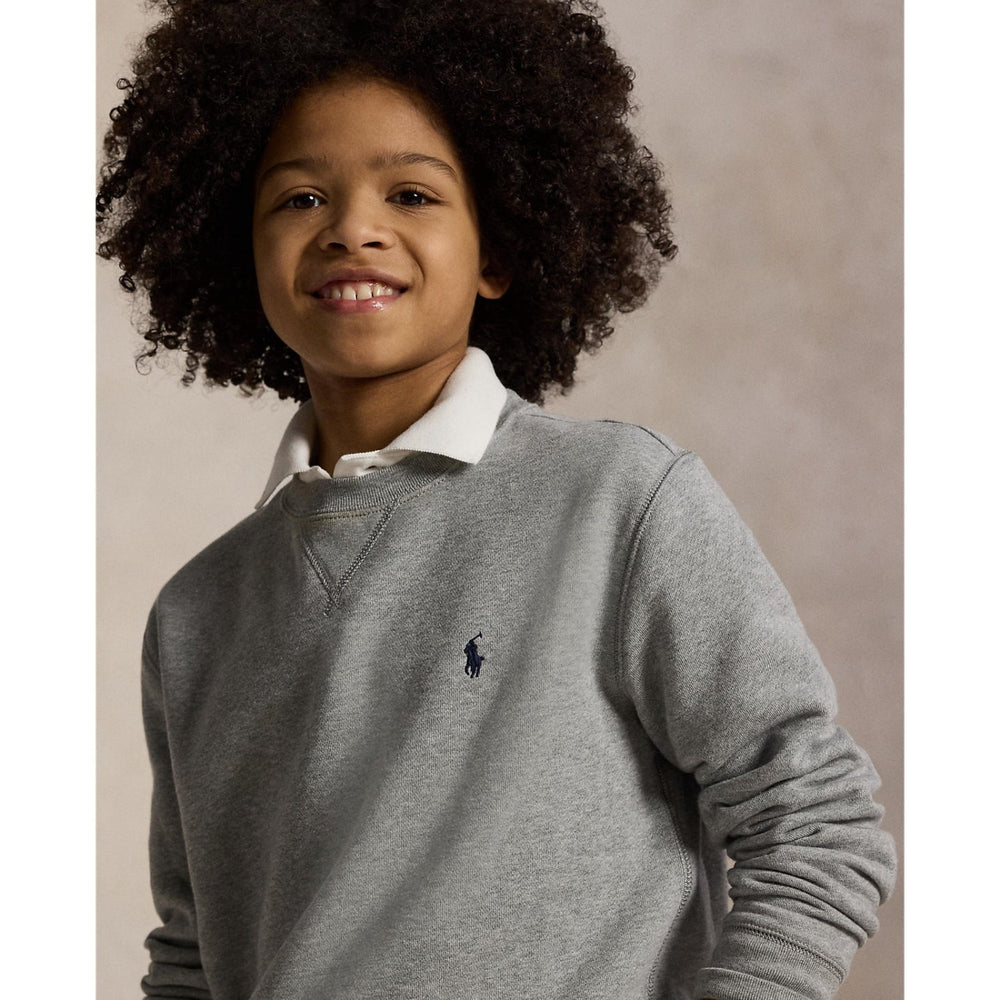 Køb Polo Ralph Lauren Boy Long Sleeved Sweatshirt Dark Sport Heather