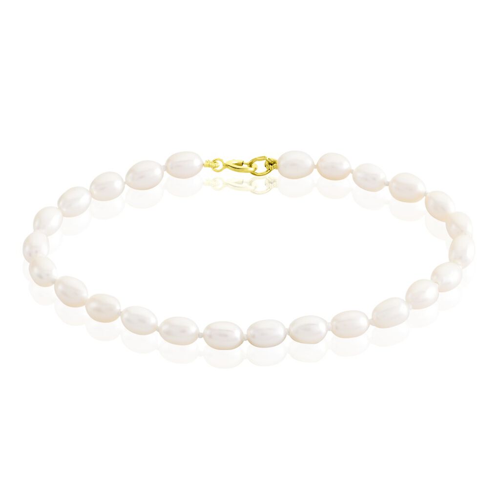 Bracelet Thanais Or Jaune Perle De Culture D'akoya