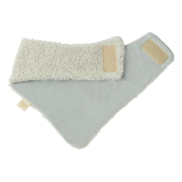 Nobodinoz Bavoir Bandana So Cute en coton bio | Sauge