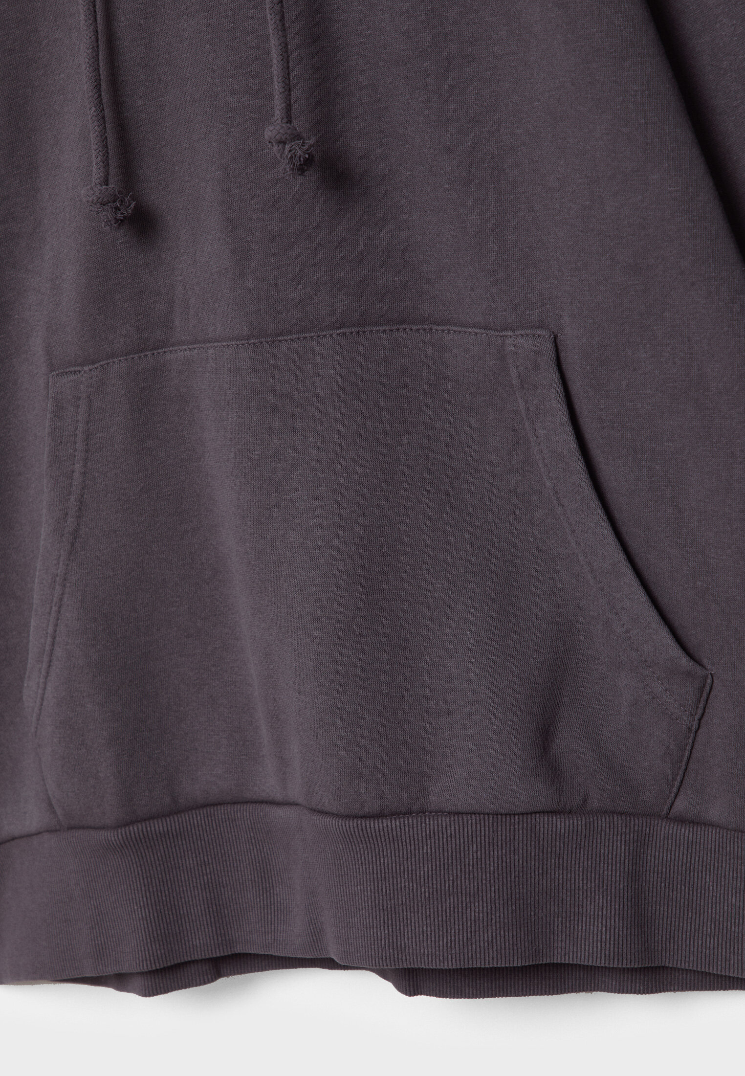 moletom oversized desbotado com textura felpuda