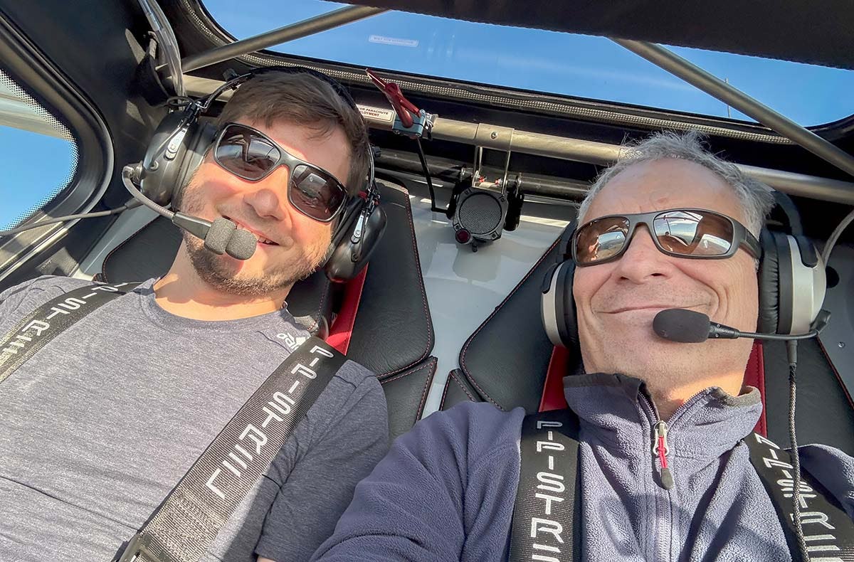 Höhenflug im Ultraleichtflugzeug Ippesheim