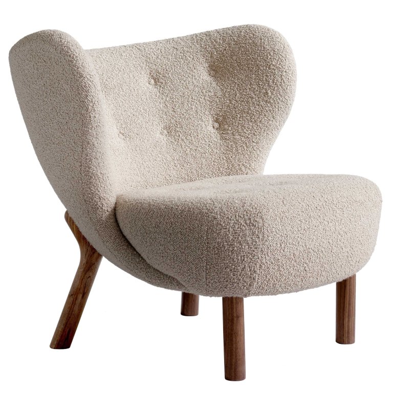 &tradition Little Petra VB1 fauteuil walnoot, Karakorum 003