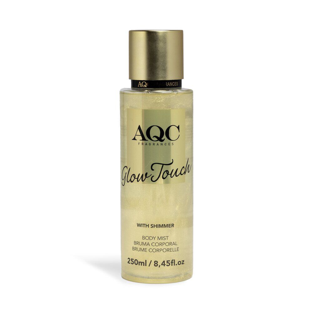 Brume parfumée brillante pailleté jaune 250ml
