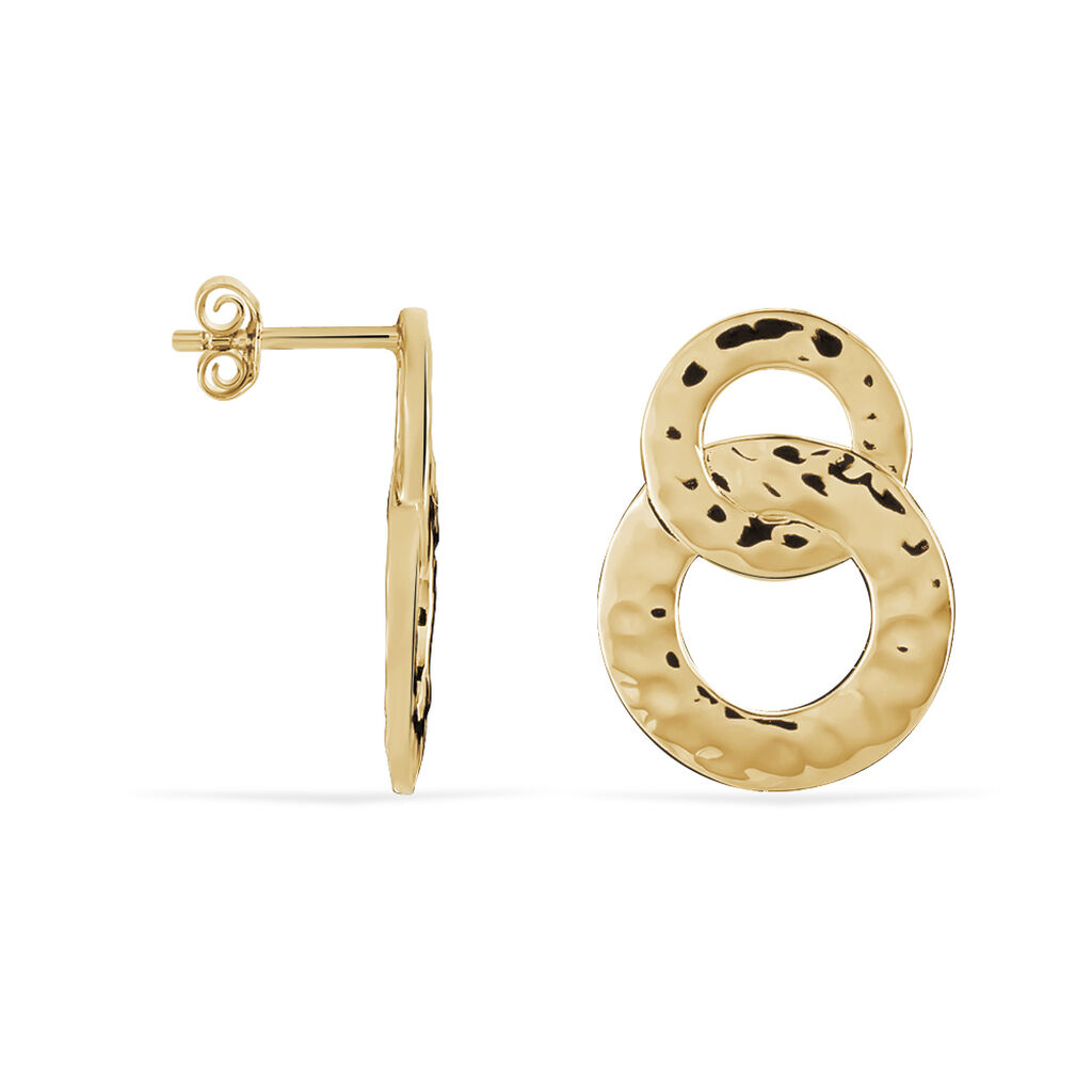 Boucles D'oreilles Pendantes Dolie Plaqué Or Jaune