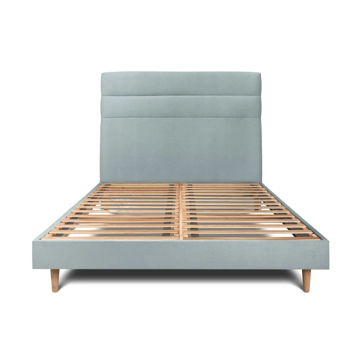 Lit Sommeil de plomb - 140x190 cm - Gris bleuté