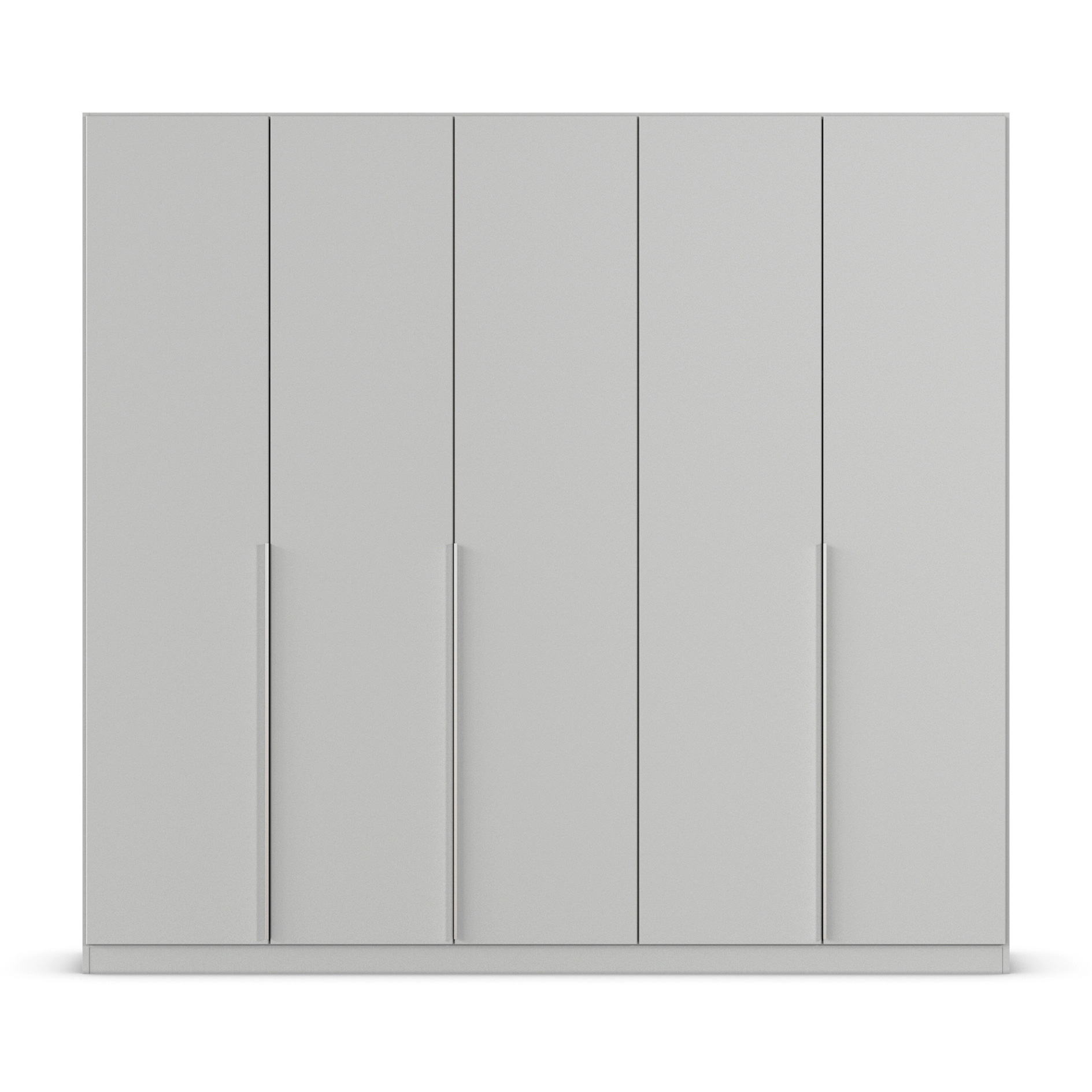 Drehtürenschrank - seidengrau - 5-türig - 226x210 cm