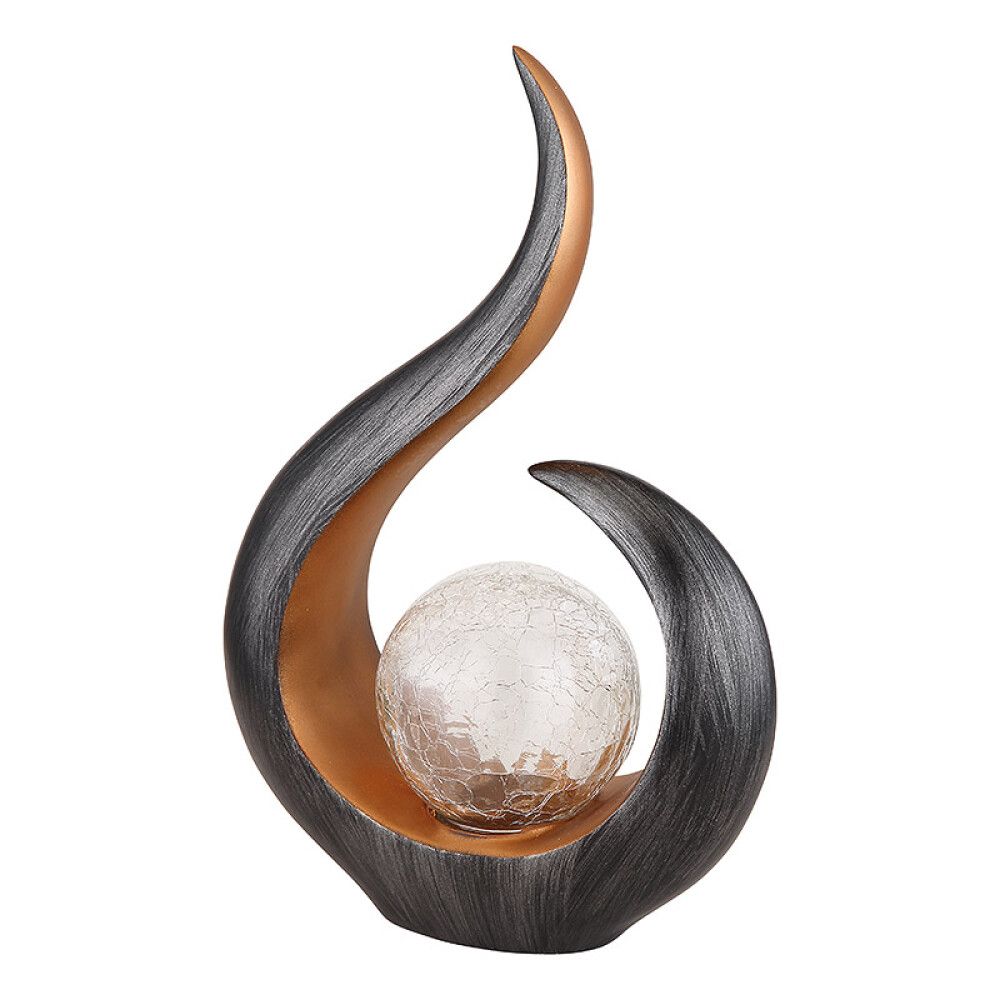 SOLCELLELAMPE GLOBO GLASSKULE FARGESKIFTENDE