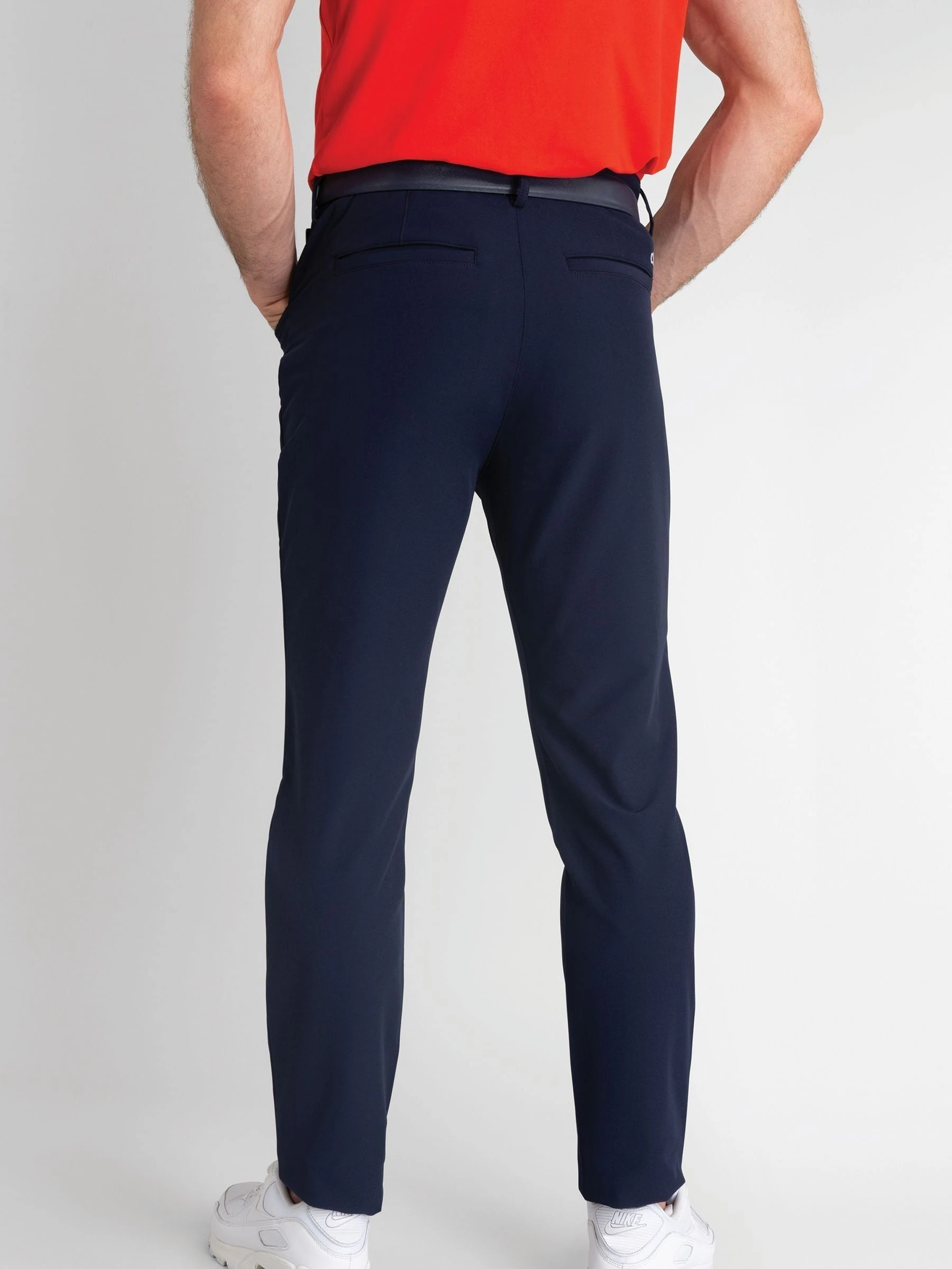 Blauw - Calvin Klein - Genius golfbroek met stretch in 4 richtingen