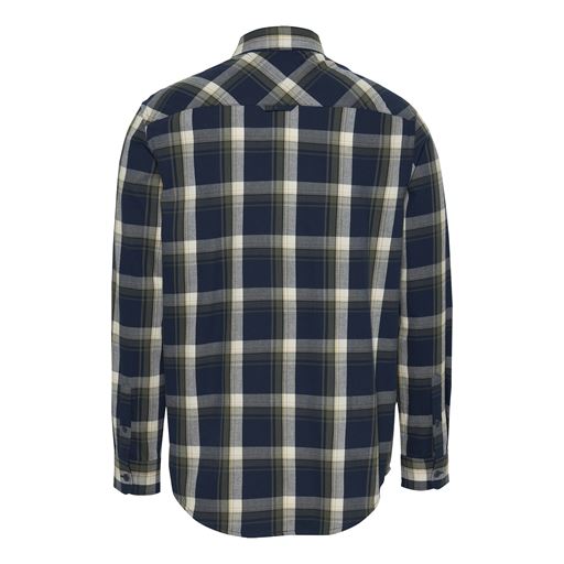 Tommy Jeans Check Flannel Skjorte, Dark Night Navy Check, XL