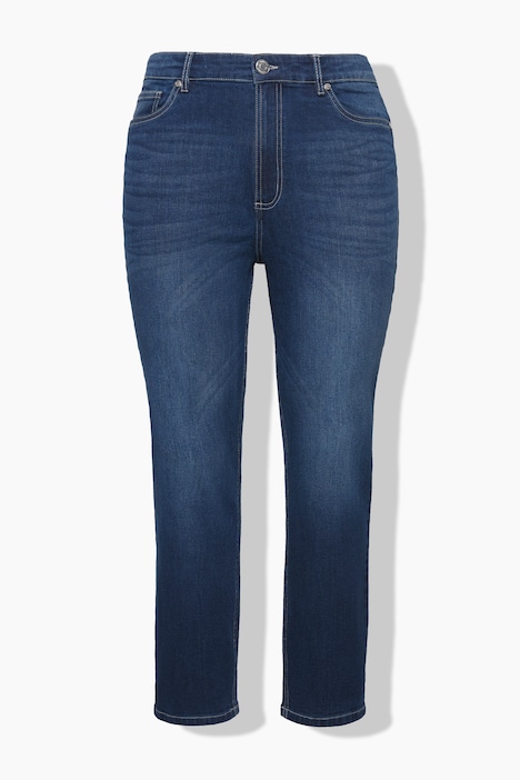 Mom-Jeans, Herztaschen, 5-Pocket