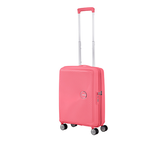 American Tourister Hartschalen-Koffer »Soundbox« Spinner 55, coral red