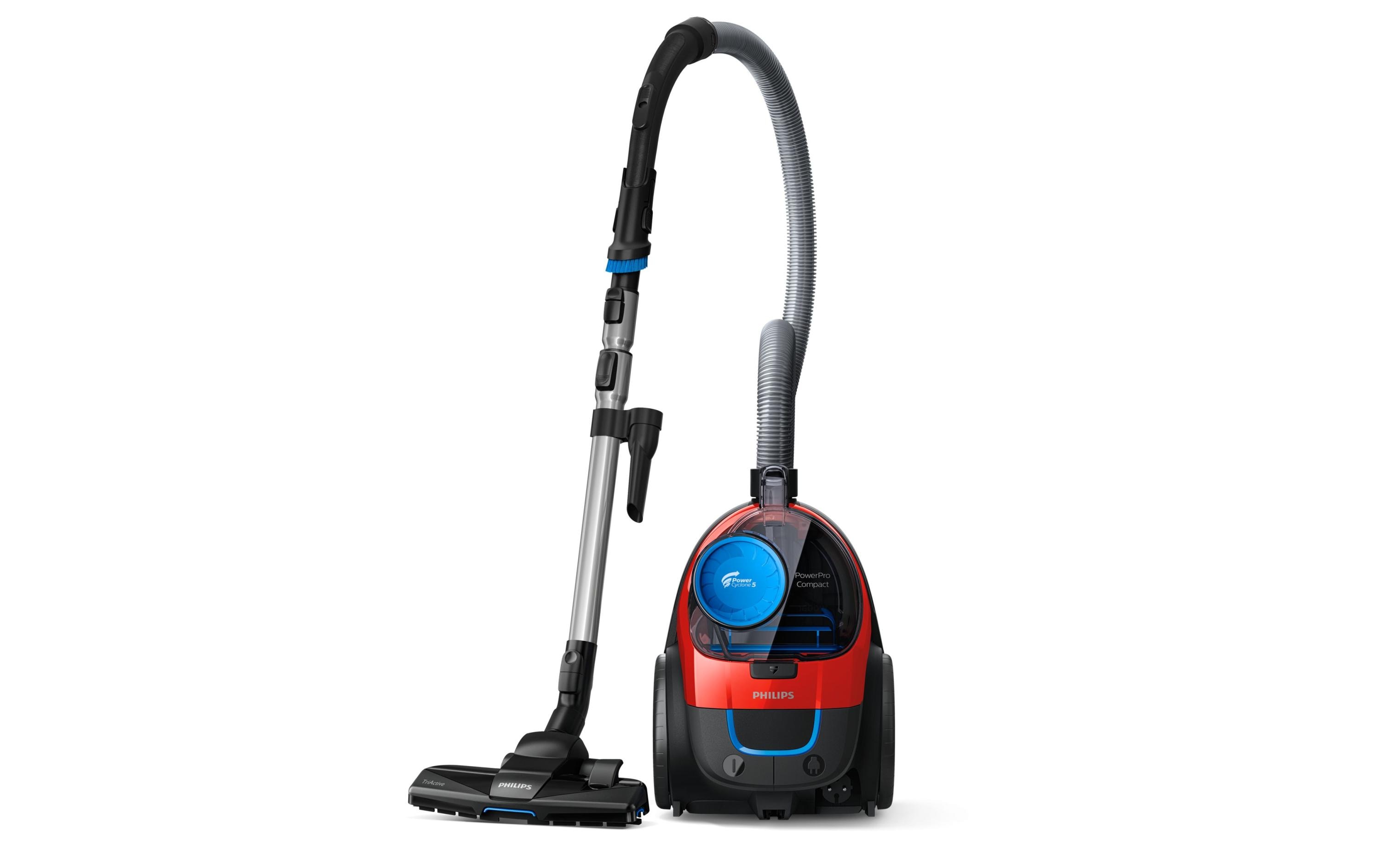 Bodenstaubsauger PowerPro Compact Rot<br>Beutelloser Staubsauger