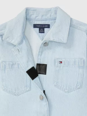 Sobretudo de jeans adaptável