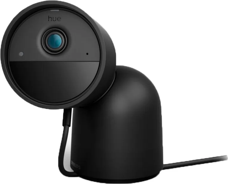Philips Hue Secure caméra filaire avec support Noir Caméra de surveillance