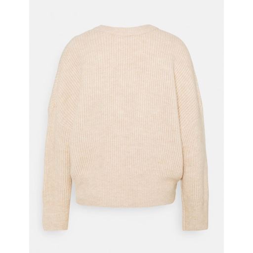 mbyM Gillian Striktrøje, Oyster Melange, XS/S