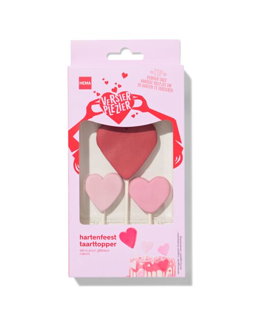 décoration pour gâteau comestible - coeurs