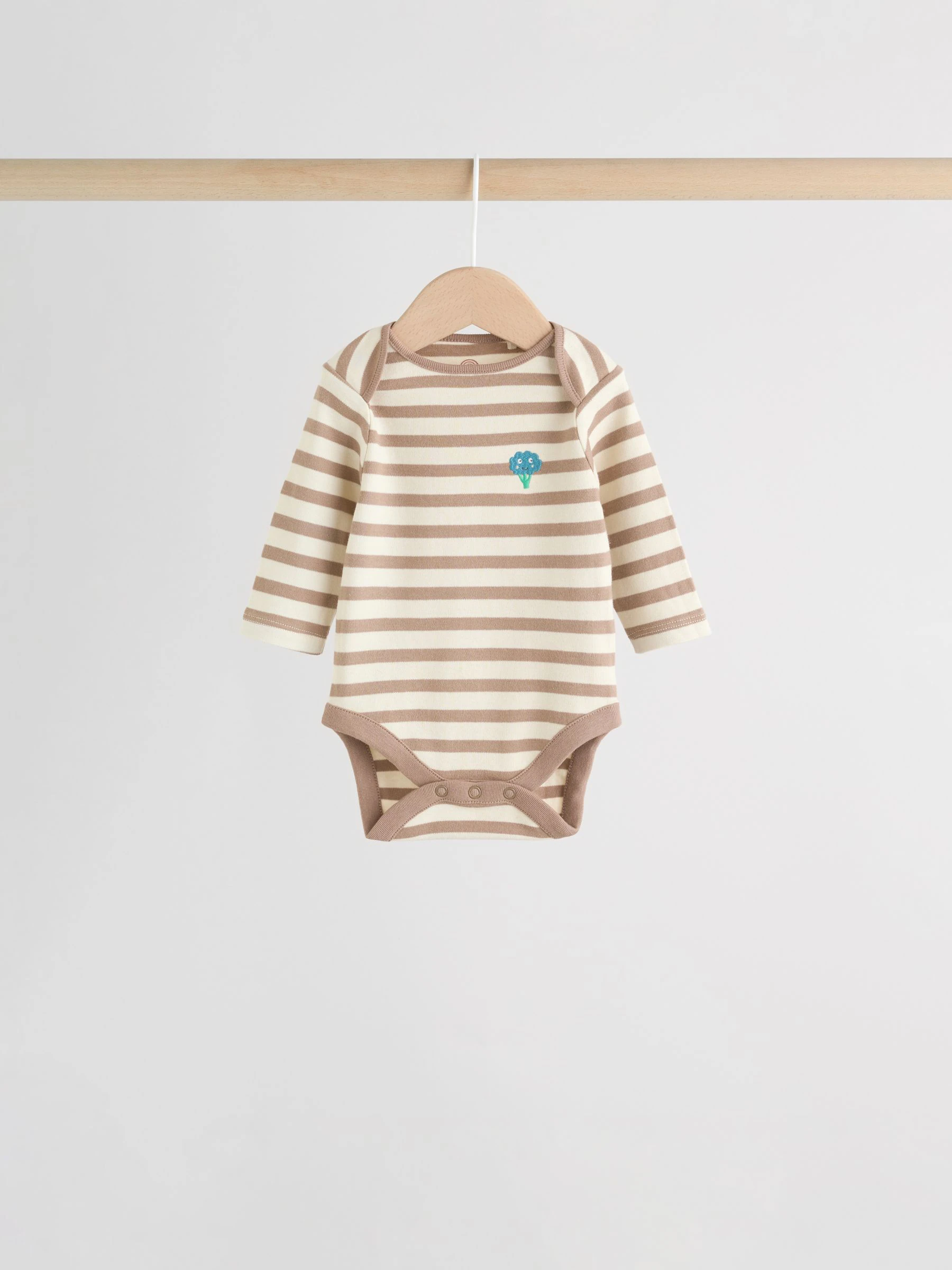 Licht - Set van 5 babyrompertjes