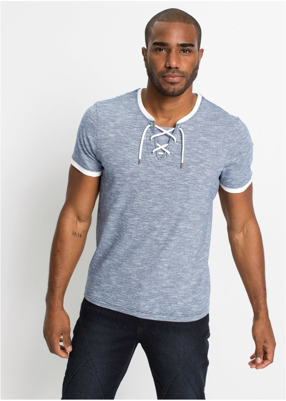 T-shirt avec laçage