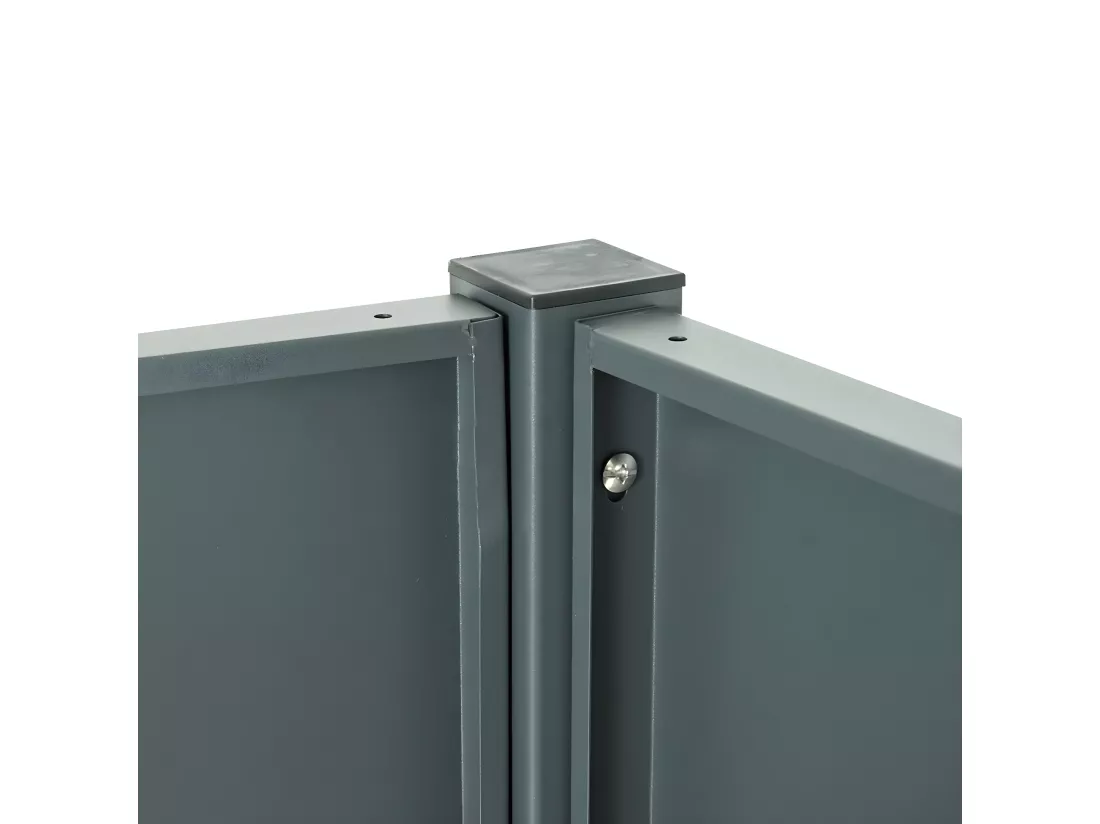 Clôture pour poubelles MCW-J55, anthracite