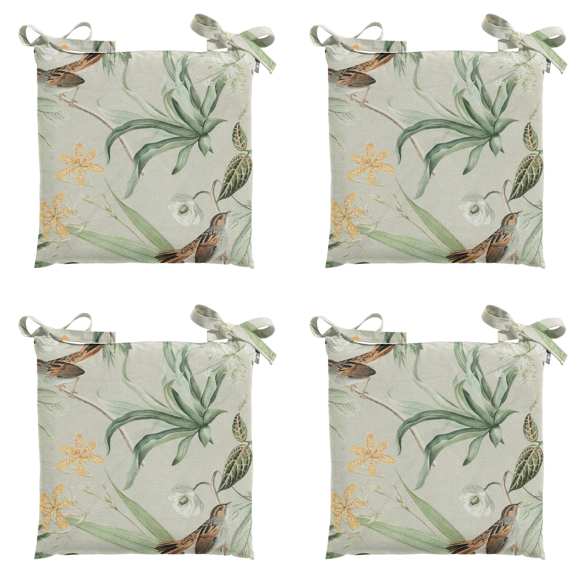 Madison Grasse green Zitkussen - Set van 4