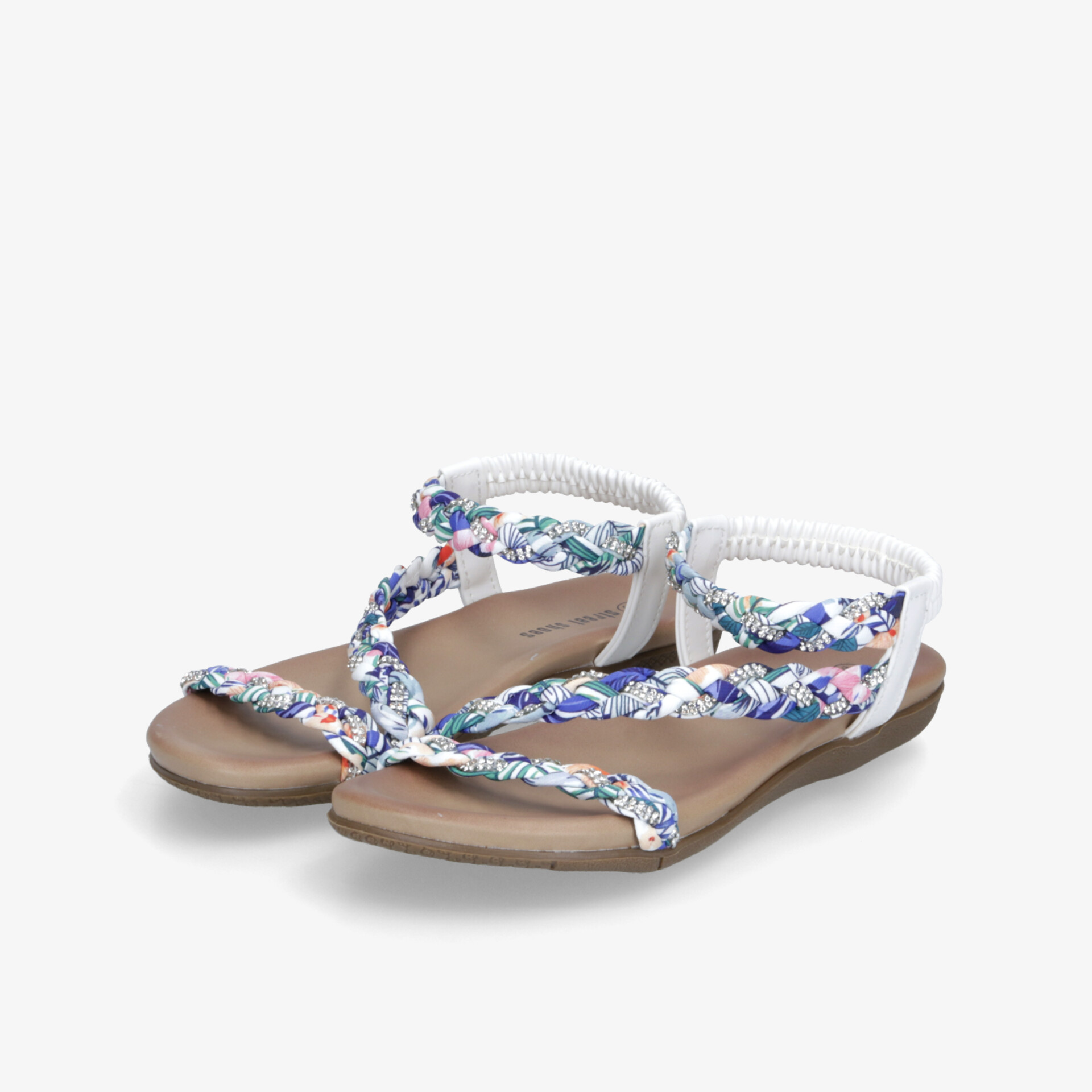 street shoes Damen Riemchensandalen weiß
