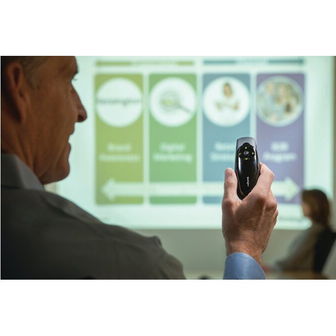 Télécommande de présentation avec pointeur laser vert Kensington